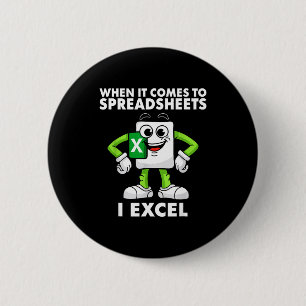Excel Coworker Birthday Employee Farewell Goodbye  2 Inch Round Button
