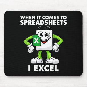 Excel Coworker Birthday Employee Farewell Goodbye  Mouse Pad