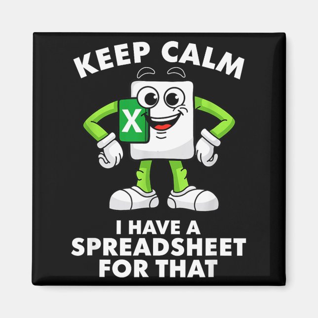 Excel Coworker Employee Farewell Goodbye Birthday  Magnet (Front)