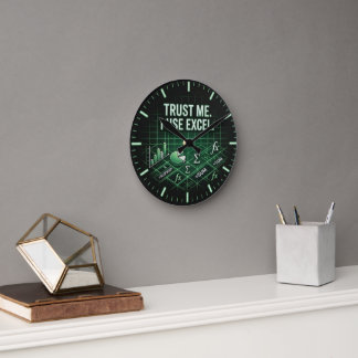 Excel Funny Wall Clock for Traders & Accountants