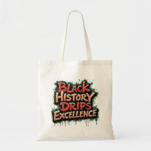 Excellence Drips Tote Bag
