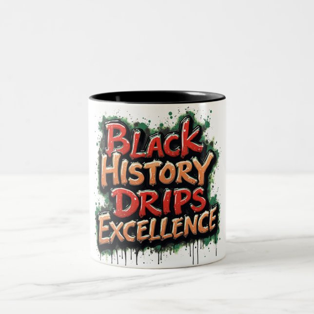 Excellence Drips Two-Tone Coffee Mug (Center)