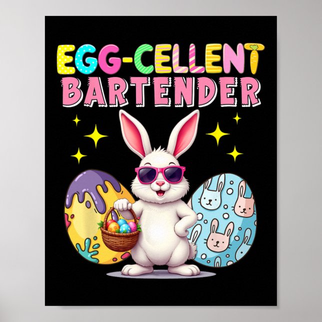 Excellent Byrtender Easter Bunny Sungles Hunting E Poster (Front)