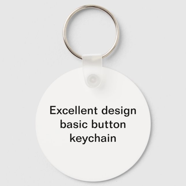 Excellent design basic button keychain (Front)