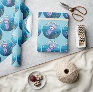 Excellent !, Jelly Fish   Wrapping Paper