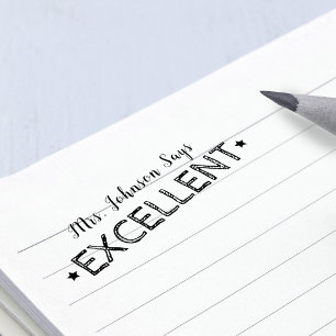 Excellent   Personalized Teachers Self-inking Stamp