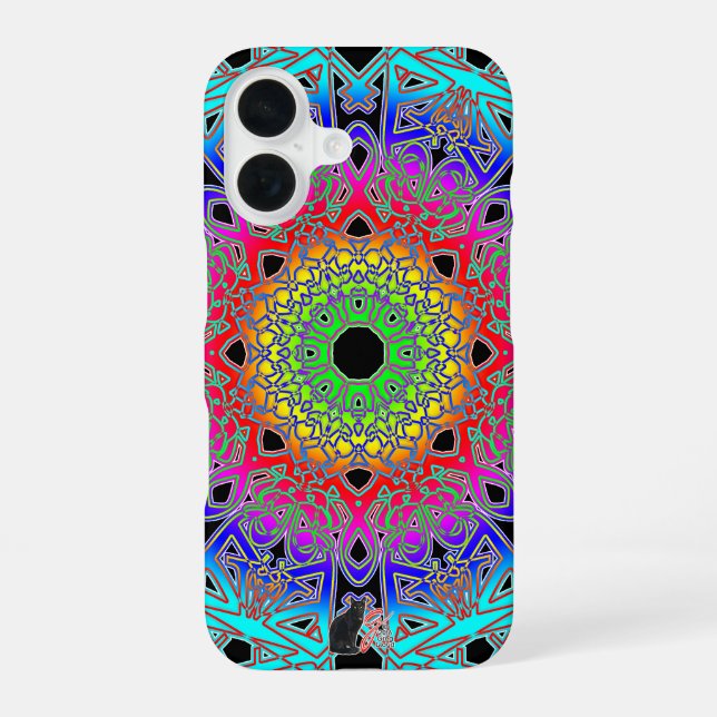 Excellent Spectra Glyph iPhone 16 Case (Back)