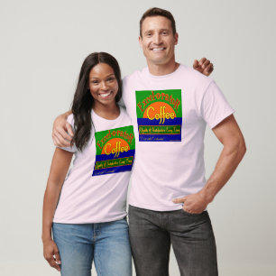 Excelorator Coffee Funny Label Art T-shirt