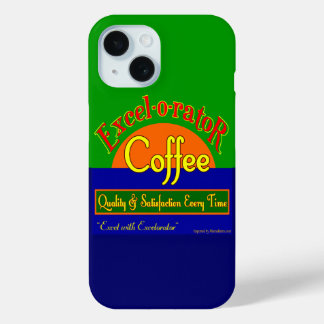 Excelorator Coffee Funny Retro Art iPhone Case