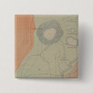 Excelsior Geyser Basin 2 Inch Square Button