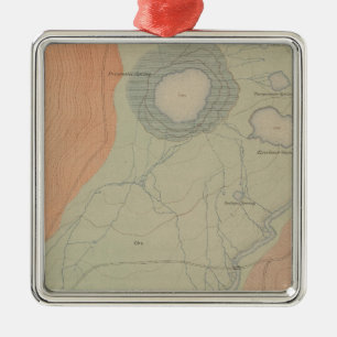 Excelsior Geyser Basin Metal Ornament