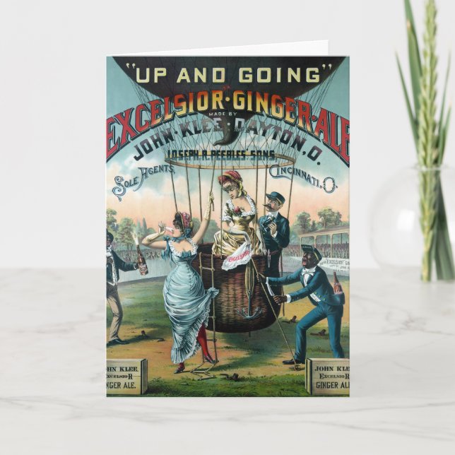 Excelsior Ginger Ale Card (Front)