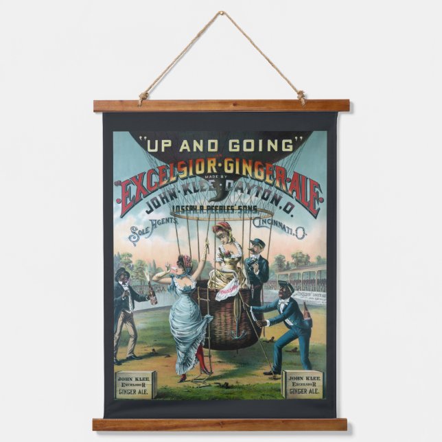 Excelsior Ginger Ale Hanging Tapestry (Front)
