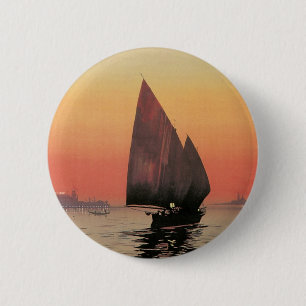 Excelsior Palace Hotel: Venise-Lido 2 Inch Round Button