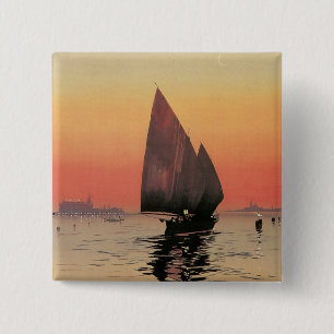 Excelsior Palace Hotel: Venise-Lido 2 Inch Square Button