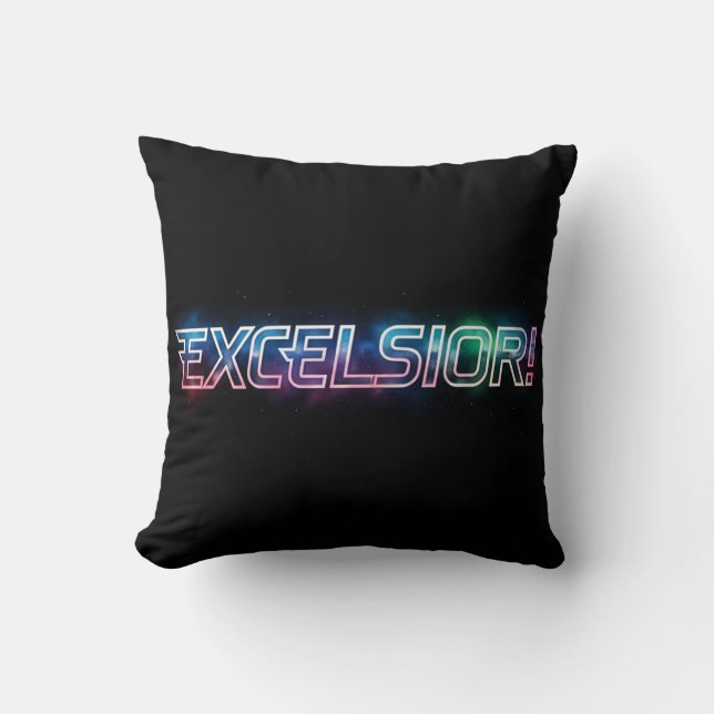 Excelsior  throw pillow (Front)