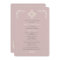 Exceptional Cross Pink Religious Invitation