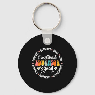 Exceptional Educator Squad Appreciation Week Back Keychain