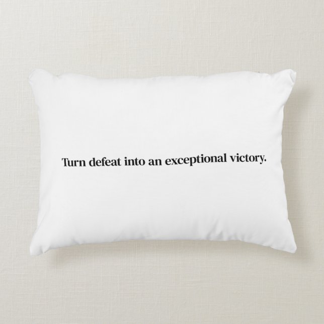 Exceptional Victory Accent Pillow (Front)