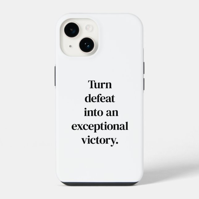 Exceptional Victory iPhone Case (Back)
