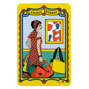 Excess Baggage_B_4x6 Refrigerator Magnet