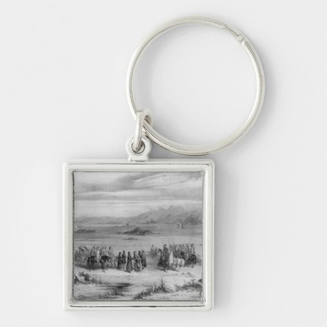 Exchange of prisoners by the Bishop of Algiers Keychain (Front)