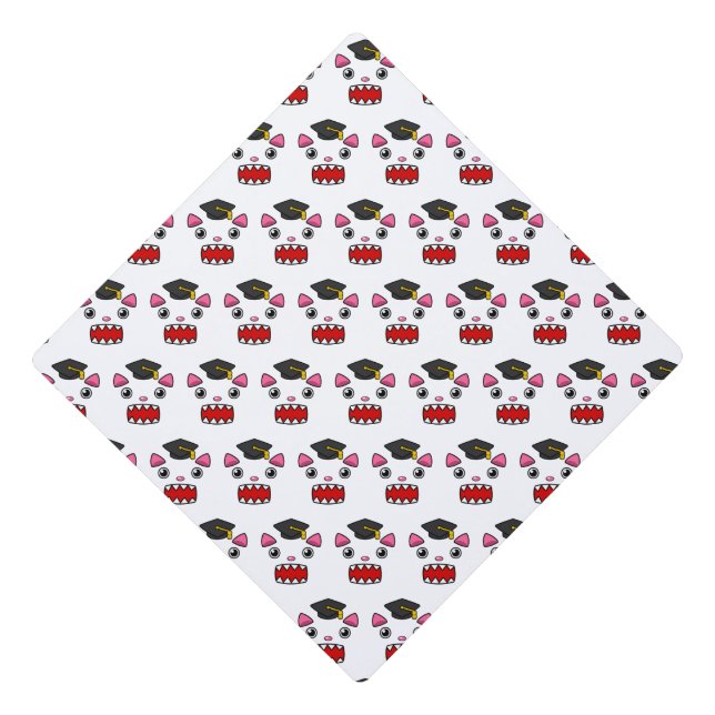 Excited Graduation Cat Cap Topper (Front)