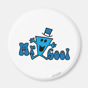 Excited Mr. Cool Jumping For Joy Magnet