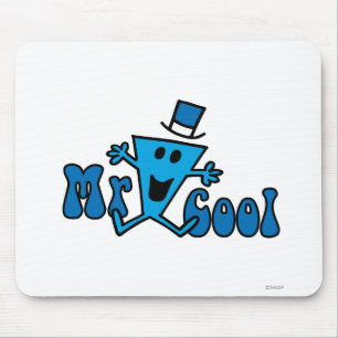 Excited Mr. Cool Jumping For Joy Mouse Pad