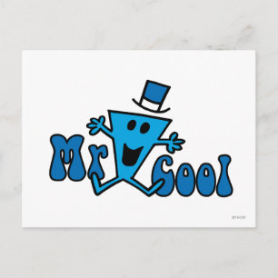 Excited Mr. Cool Jumping For Joy Postcard
