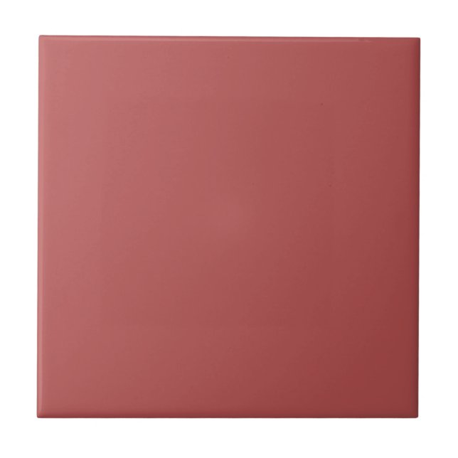 Excitingly Red Square Kitchen and Bathroom Tile (Front)