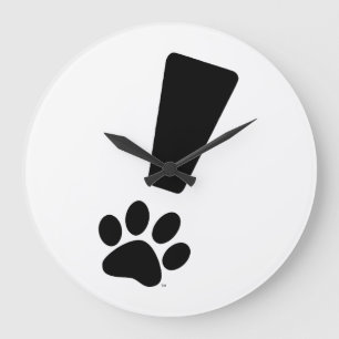 EXCLAMATION CAT PAW! Clock