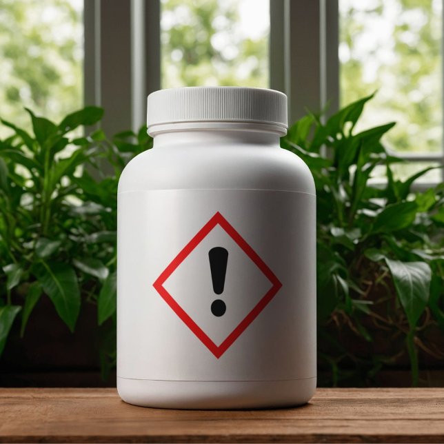 Exclamation Mark Hazard Symbol Label (Creator Uploaded)