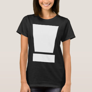 Exclamation Mark Simple Black and White Punctuati T-Shirt