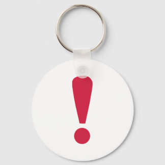 Exclamation point keychain