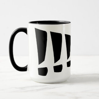 Exclamation point mug