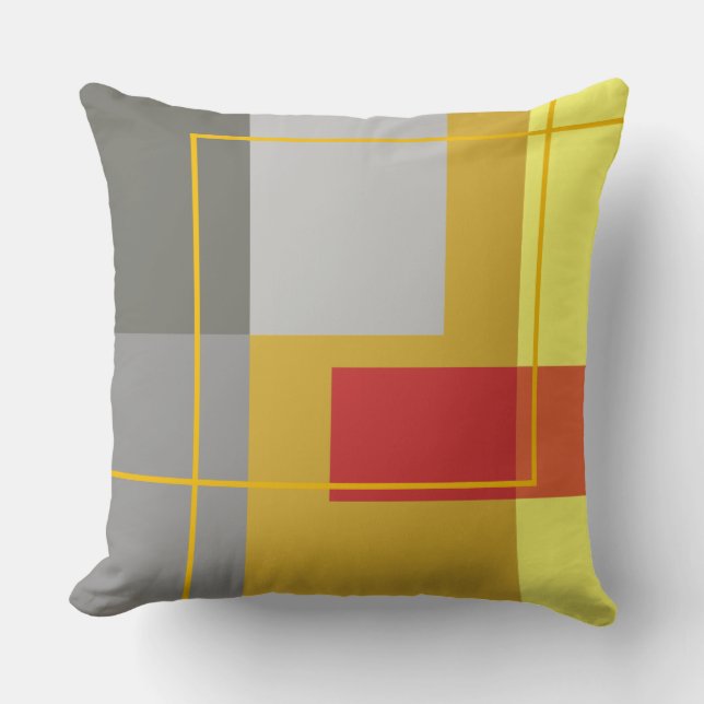 Excluding modern design By HMR_Design Throw Pillow (Front)