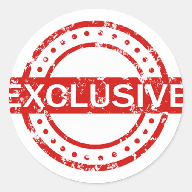 Exclusive Classic Round Sticker, Matte Classic Round Sticker (Front)