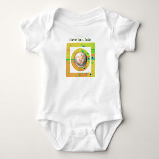Exclusive Cosmic Super Baby Ohm Modern Art Outfit Bodysuit