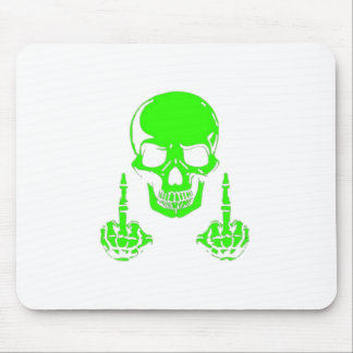 Exclusive green skull mousepad !!