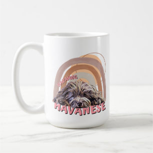 Exclusive HavaHug Havanese, Chocolate, Dog Lover Coffee Mug