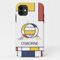 Exclusive Neoplasticism Art Monogram. Letter O