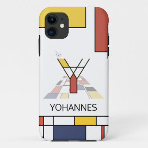 Exclusive Neoplasticism Art Monogram. Letter Y iPhone 11 Case