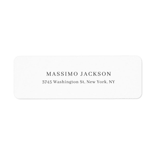 Exclusive Personal Classical Black White (Front)