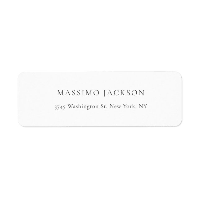 Exclusive Personal Classical Black White (Front)