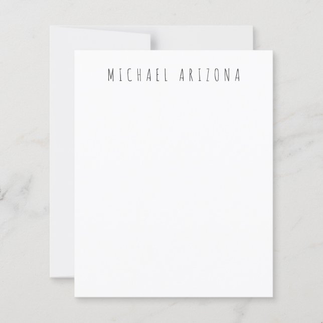 Exclusive Personal Modern Add Name Minimalist (Front)