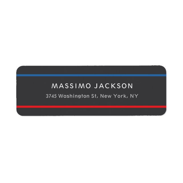 Exclusive Personal Modern Dark Grey Black (Front)