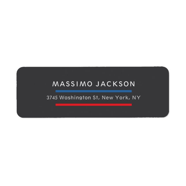 Exclusive Personal Modern Dark Grey Black (Front)