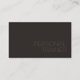 Exclusive Personal Trainer Fitness Sport Business Card