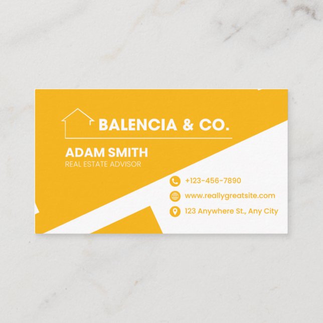 Exclusive Real Estate Portfolio Manager  Business Card (Back)